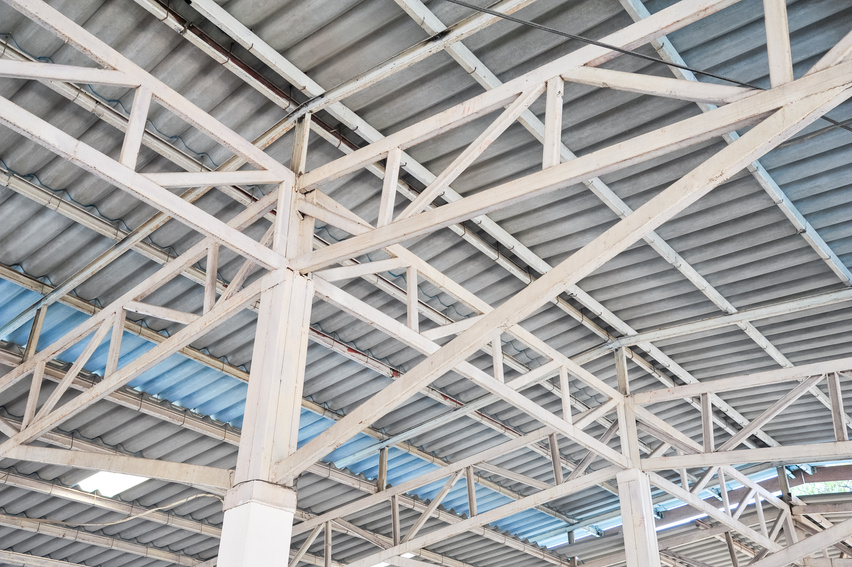 metal roof structure